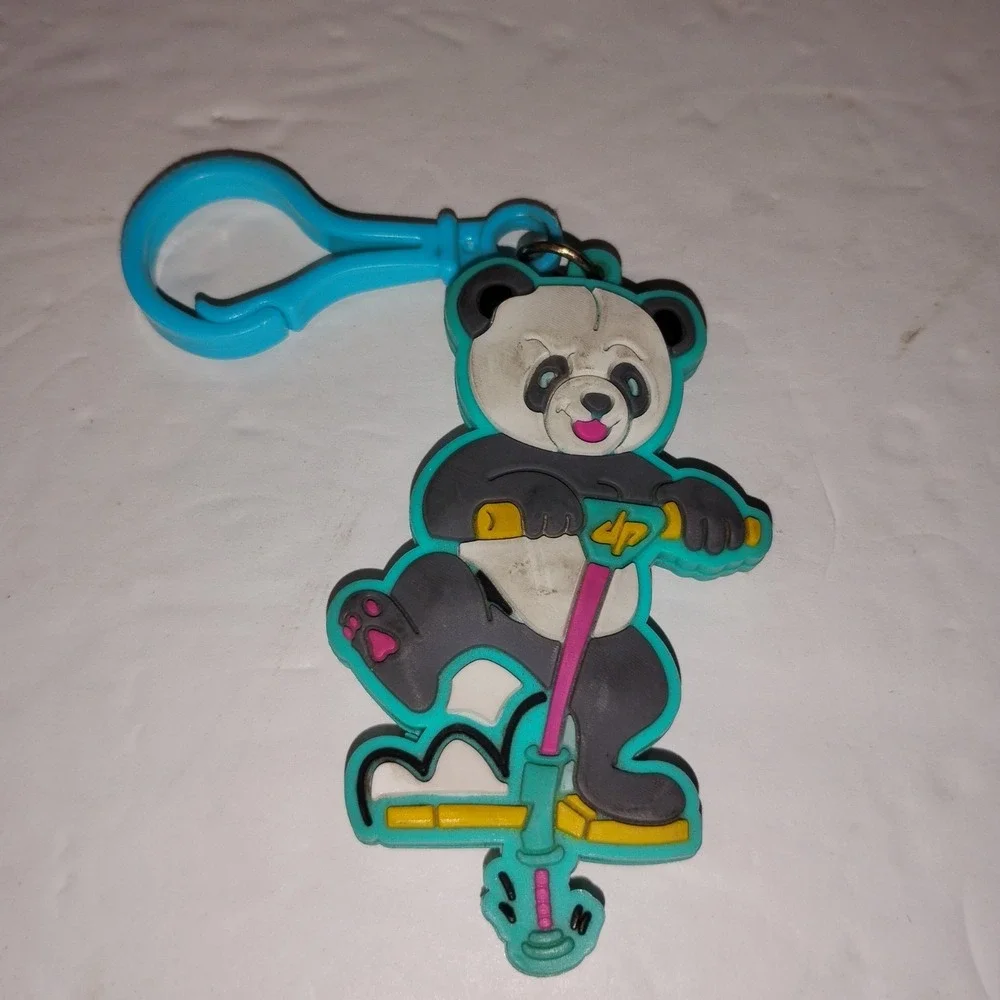 Lot‎ Of 7 Dude Perfect Backpack Keychains DP Panda Rocket Basketball Pogo Bike